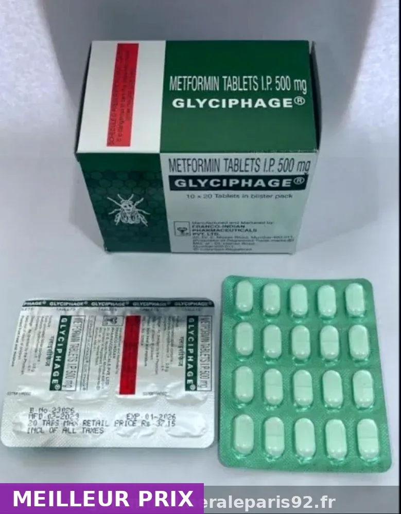 Acheter Glucophage 1000mg sans ordonnance à Paris: prix et achat sûr en 2026