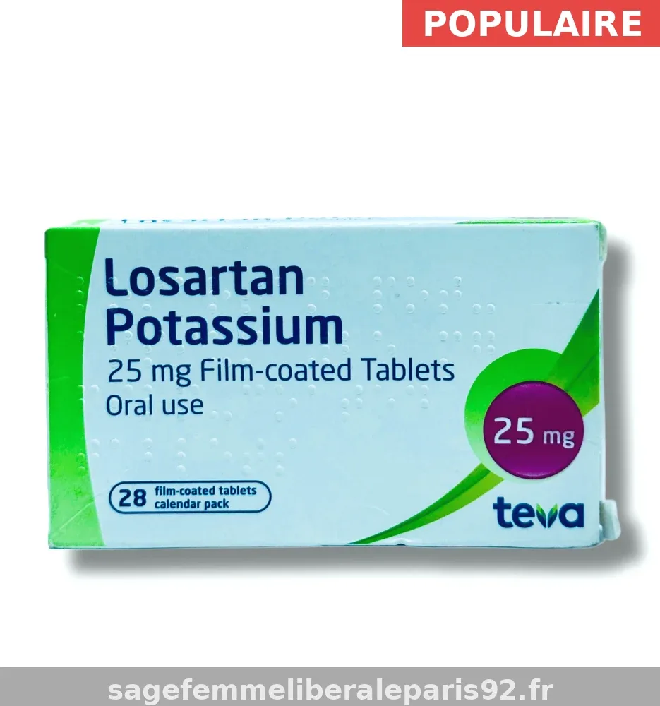 Commander Losartan 25mg contre hypertension artérielle en France — pharmacie française