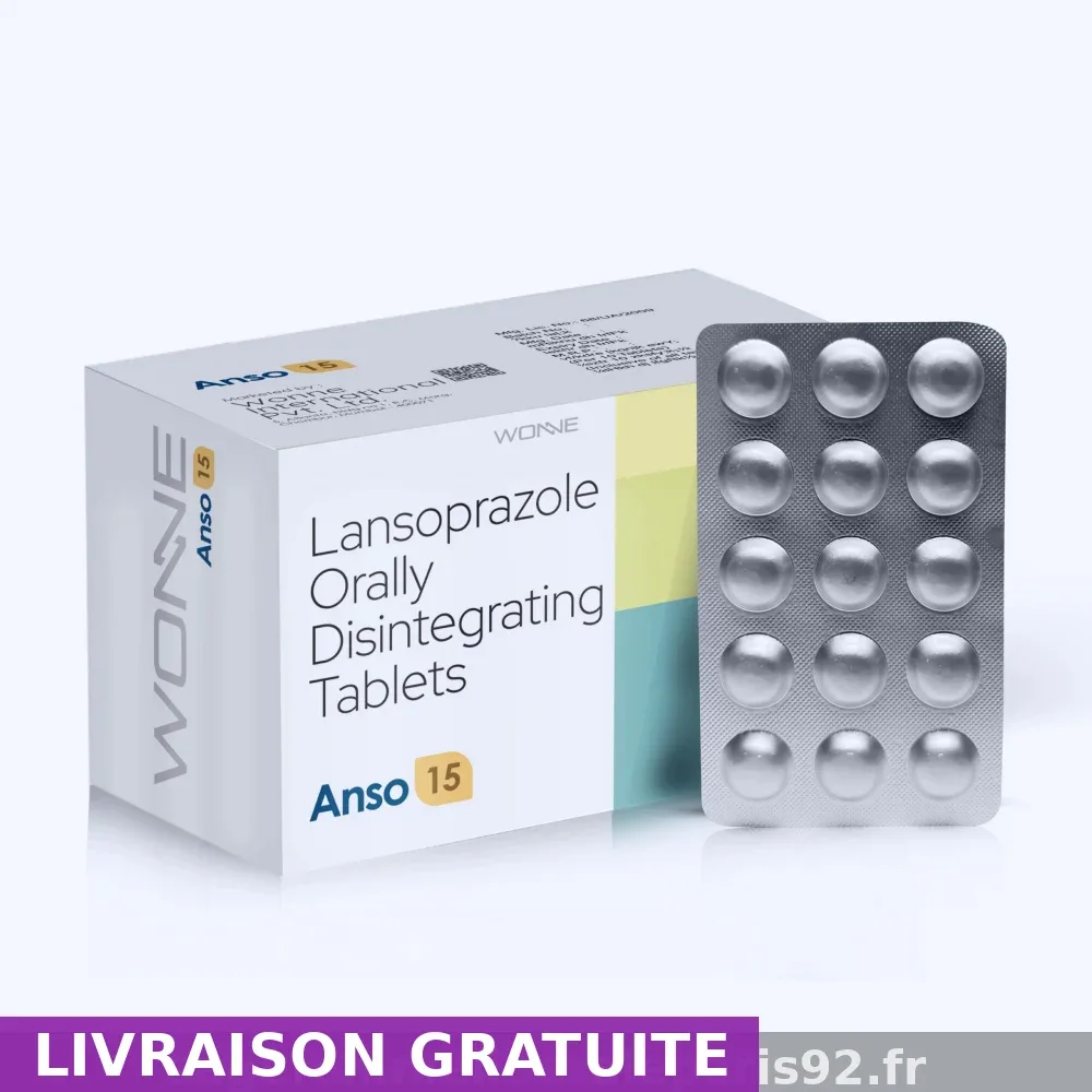 Achat Lansoprazole 15mg pas cher livraison rapide
