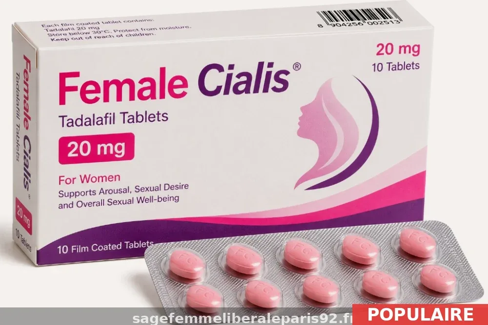 Acheter Female Cialis 20mg — Tadalafil consultation et livraison en France